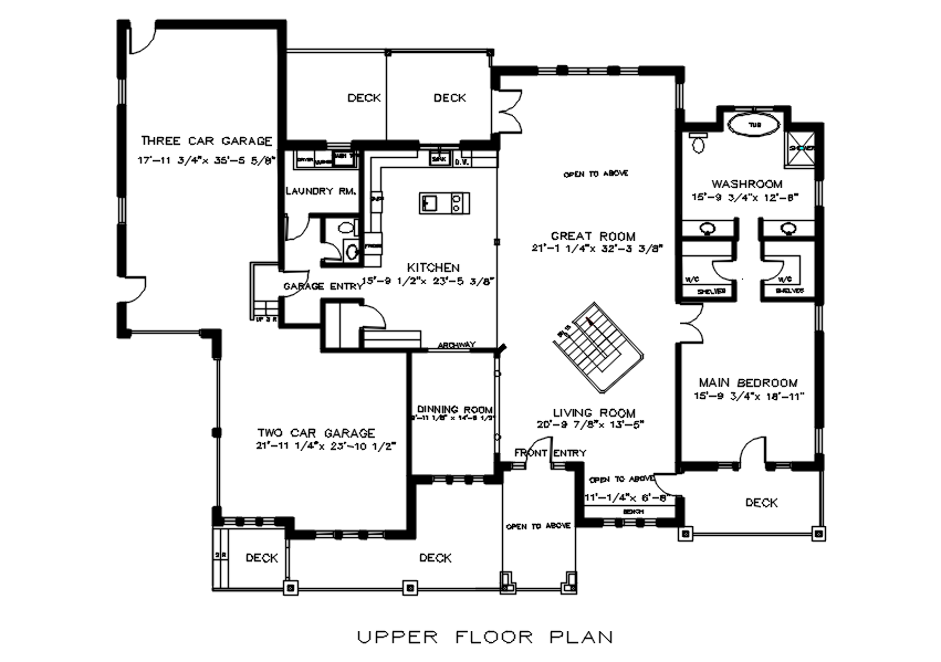 Upper Level Layout