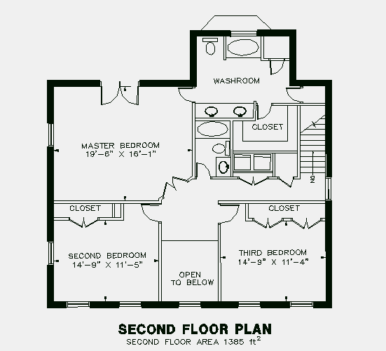 Second Floor Layout